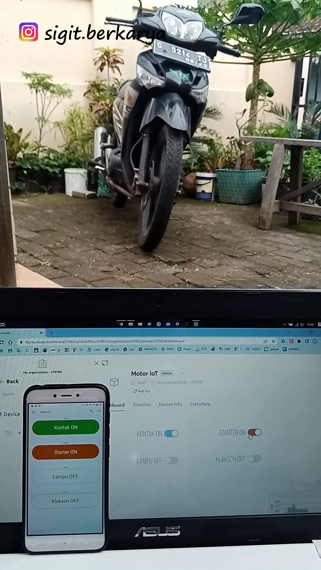 Motor IoT sigit berkarya